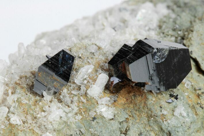 Lustrous Anatase and Albite Crystal Association - Pakistan #210746